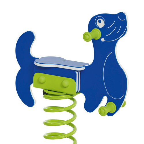 Spring toy in HDPE 'graphics'