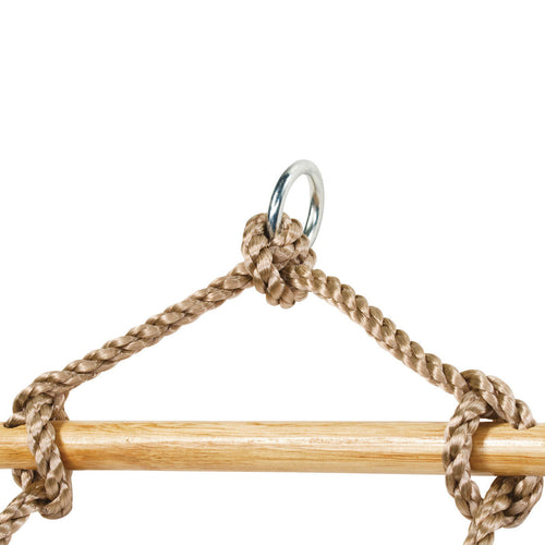 Wooden rungs rope ladder 'light'